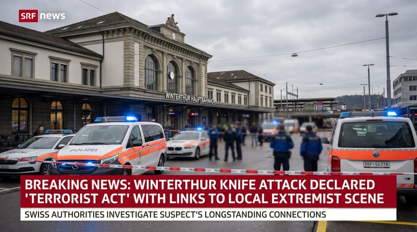 Winterthur Knife Attack Declared 'Terrorist Act' with Links to Local Extremist Scene