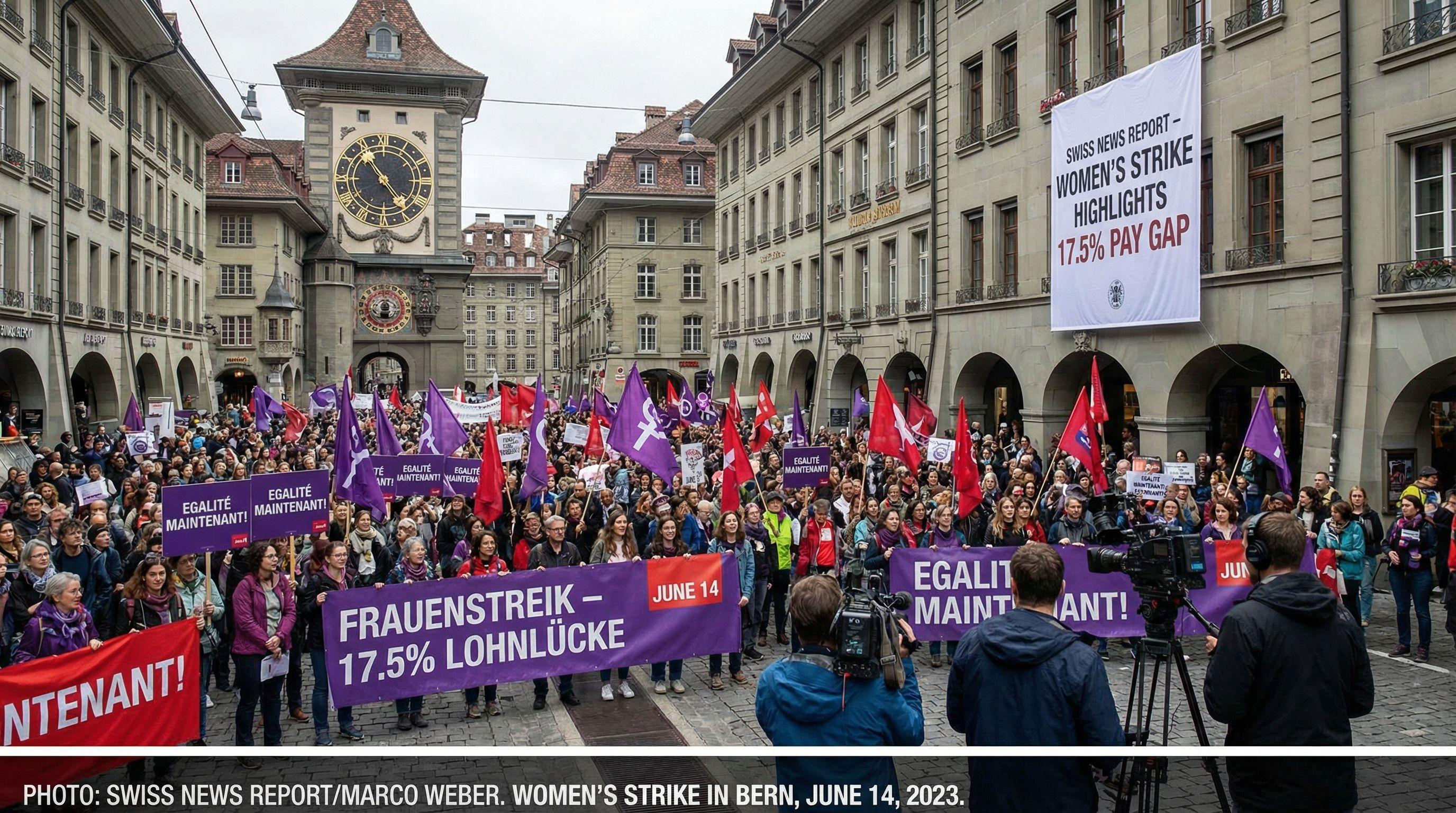 Women's Strike Highlights Persistent 17.5% Pay Gap in Switzerland