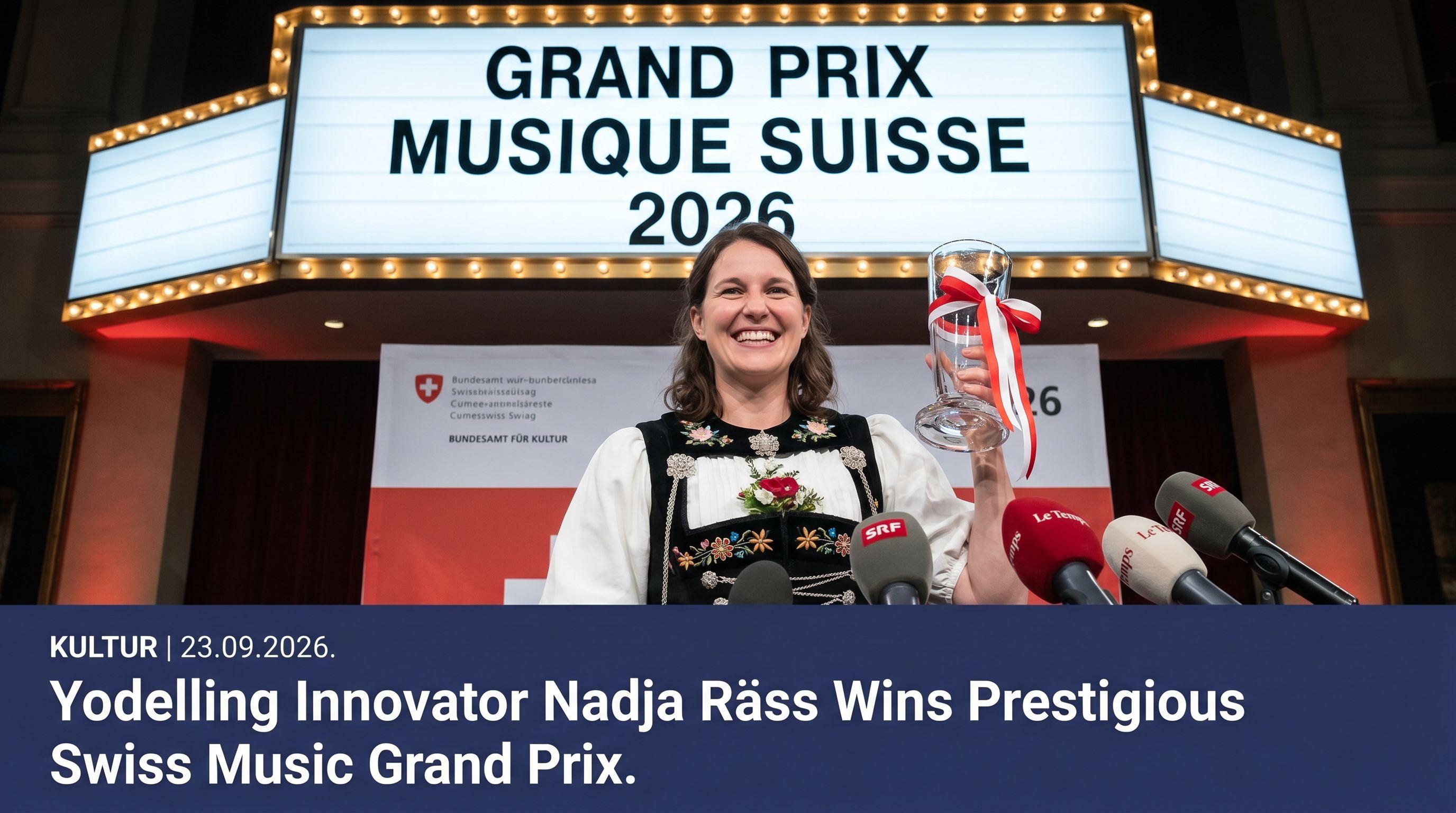 Yodelling Innovator Nadja Räss Wins Prestigious Swiss Music Grand Prix