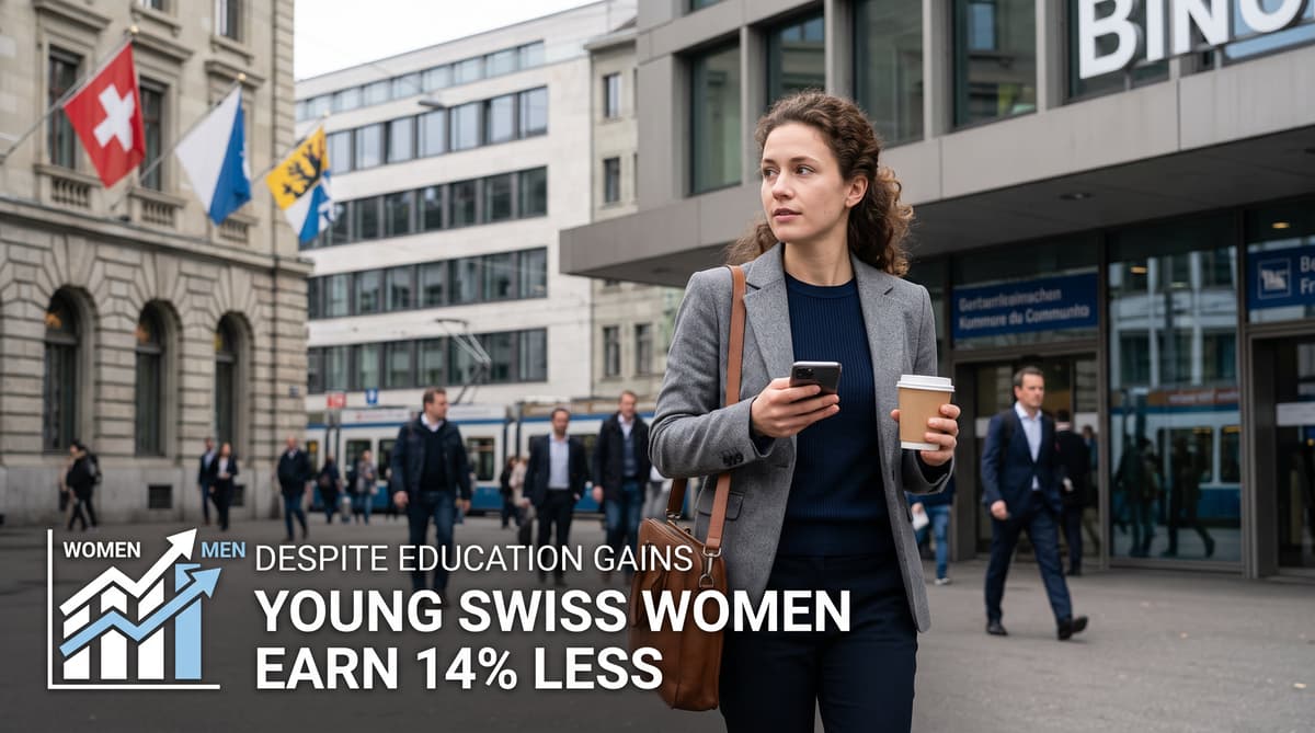 Young Swiss women still earn less despite education gains