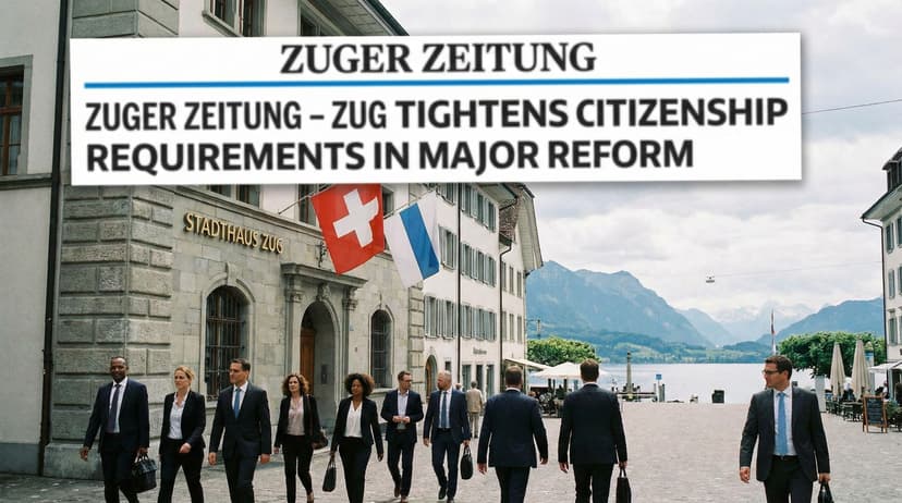Zug Tightens Citizenship Requirements in Major Reform