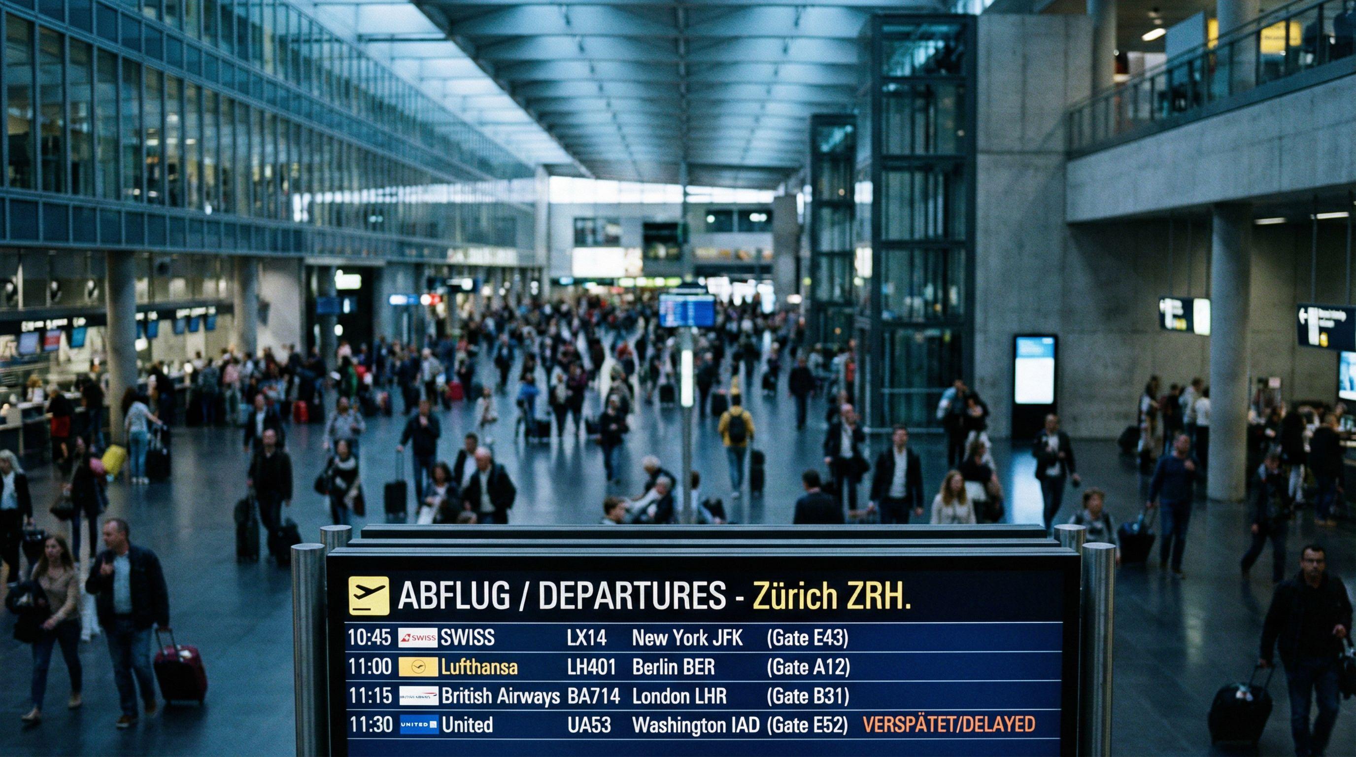 Zurich Airport Drops French Announcements in New Policy