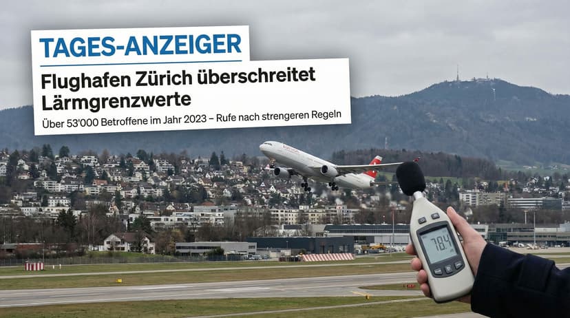 Zurich Airport Exceeds Noise Pollution Limits