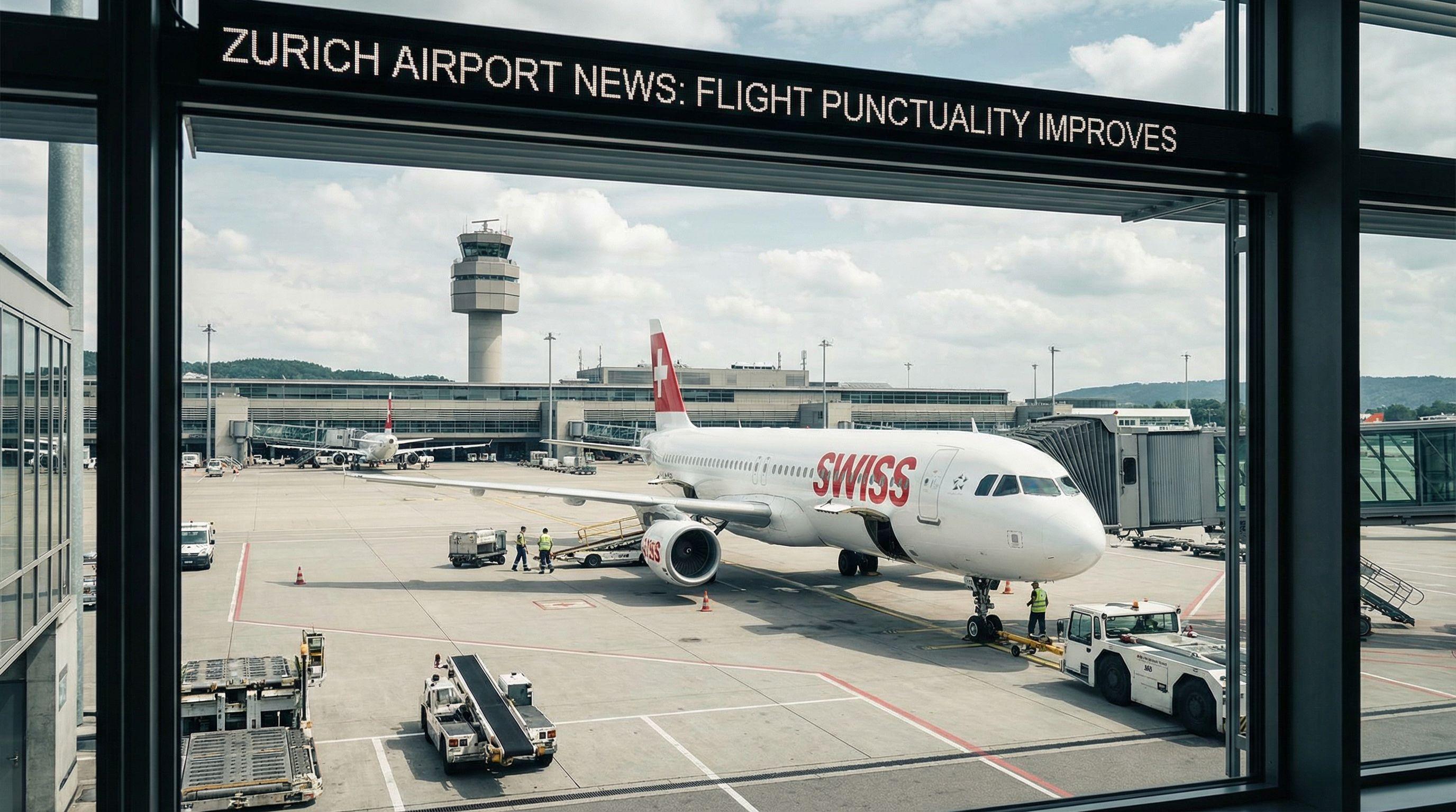 Zurich Airport reports improved punctuality over summer