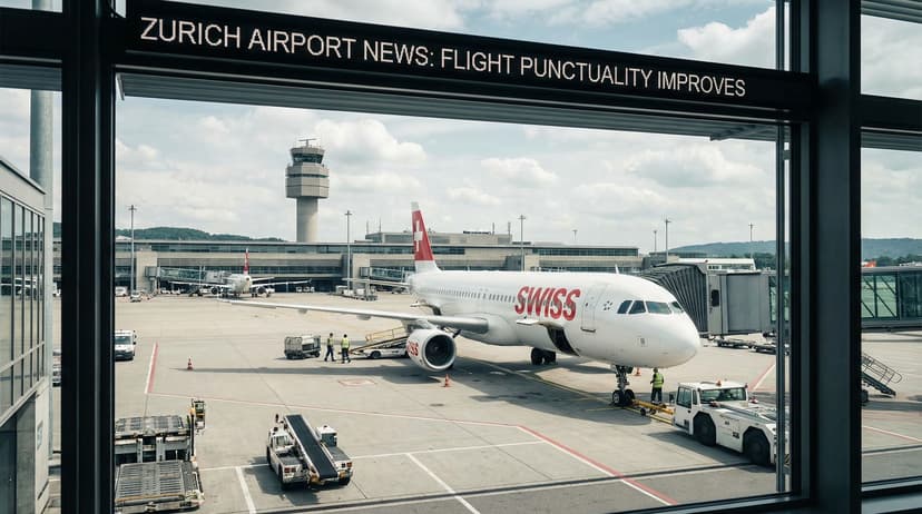 Zurich Airport reports improved punctuality over summer