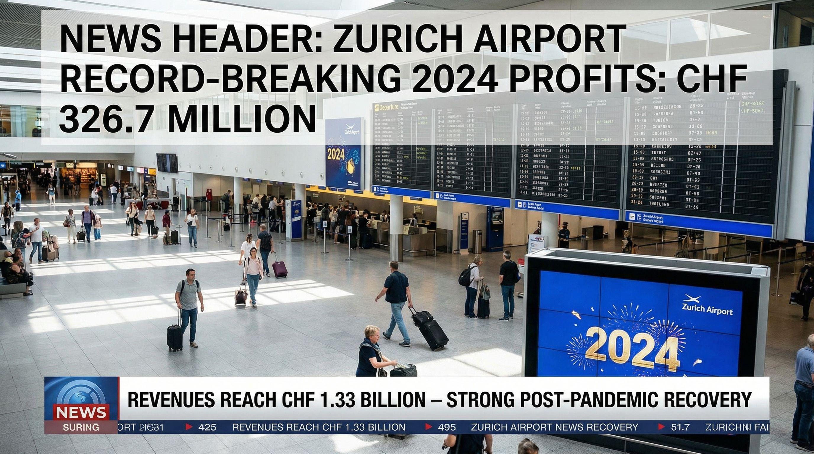 Zurich Airport Reports Record-Breaking 2024 Profits