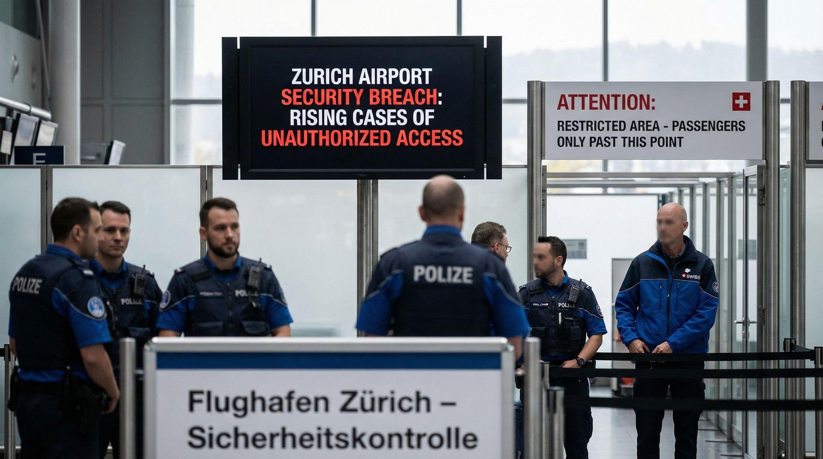 Zurich Airport Security Breach: Rising Cases of Unauthorized Access