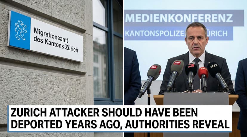 Zurich Attacker Should Have Been Deported Years Ago, Authorities Reveal