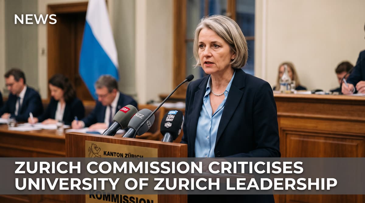 Zurich commission criticises University of Zurich leadership