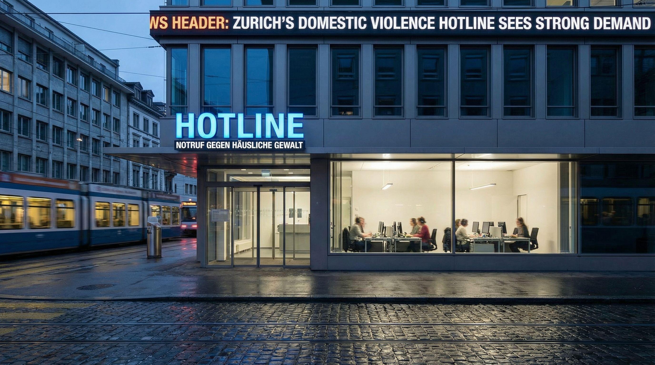 Zurich's Domestic Violence Hotline Sees Strong Demand as Officials Push for National Service