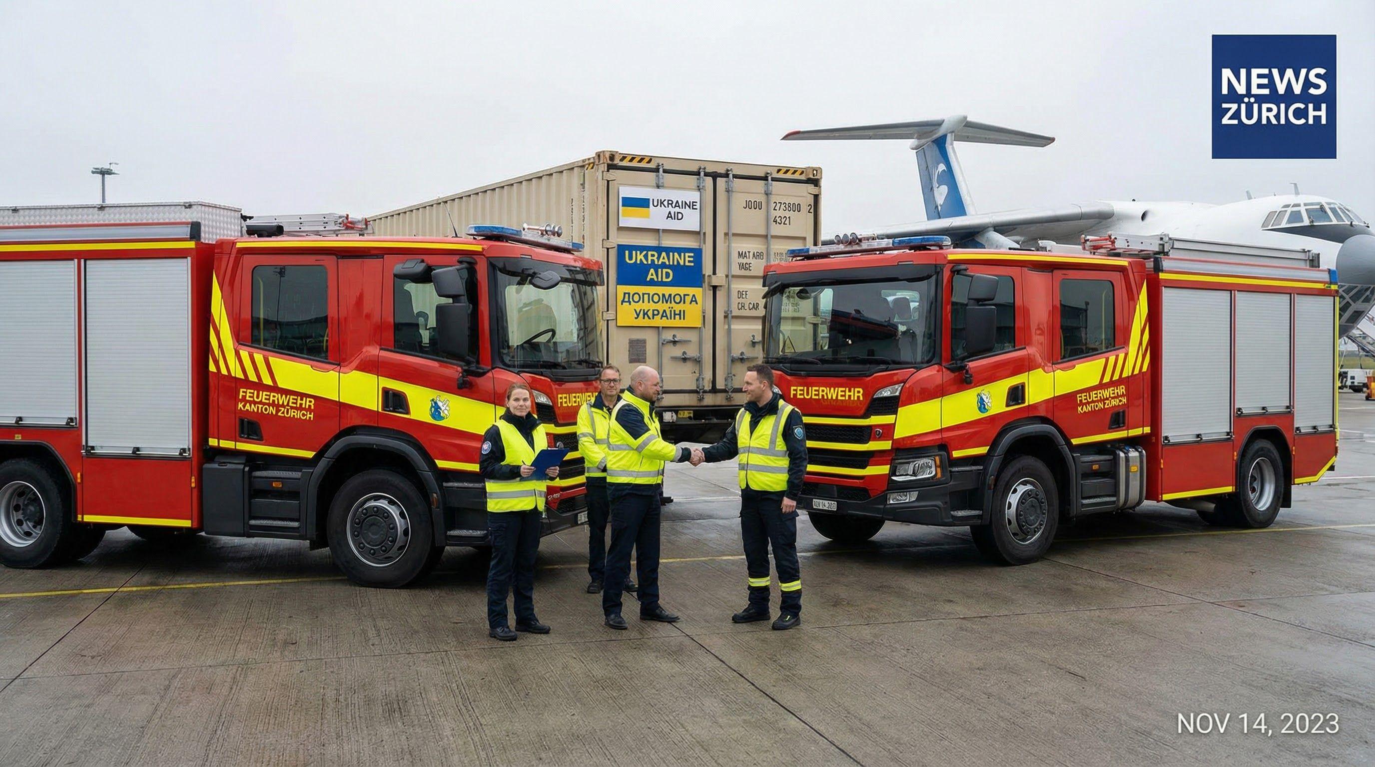 Canton Zurich Donates Fire Engines to Aid Emergency Services in Ukraine
