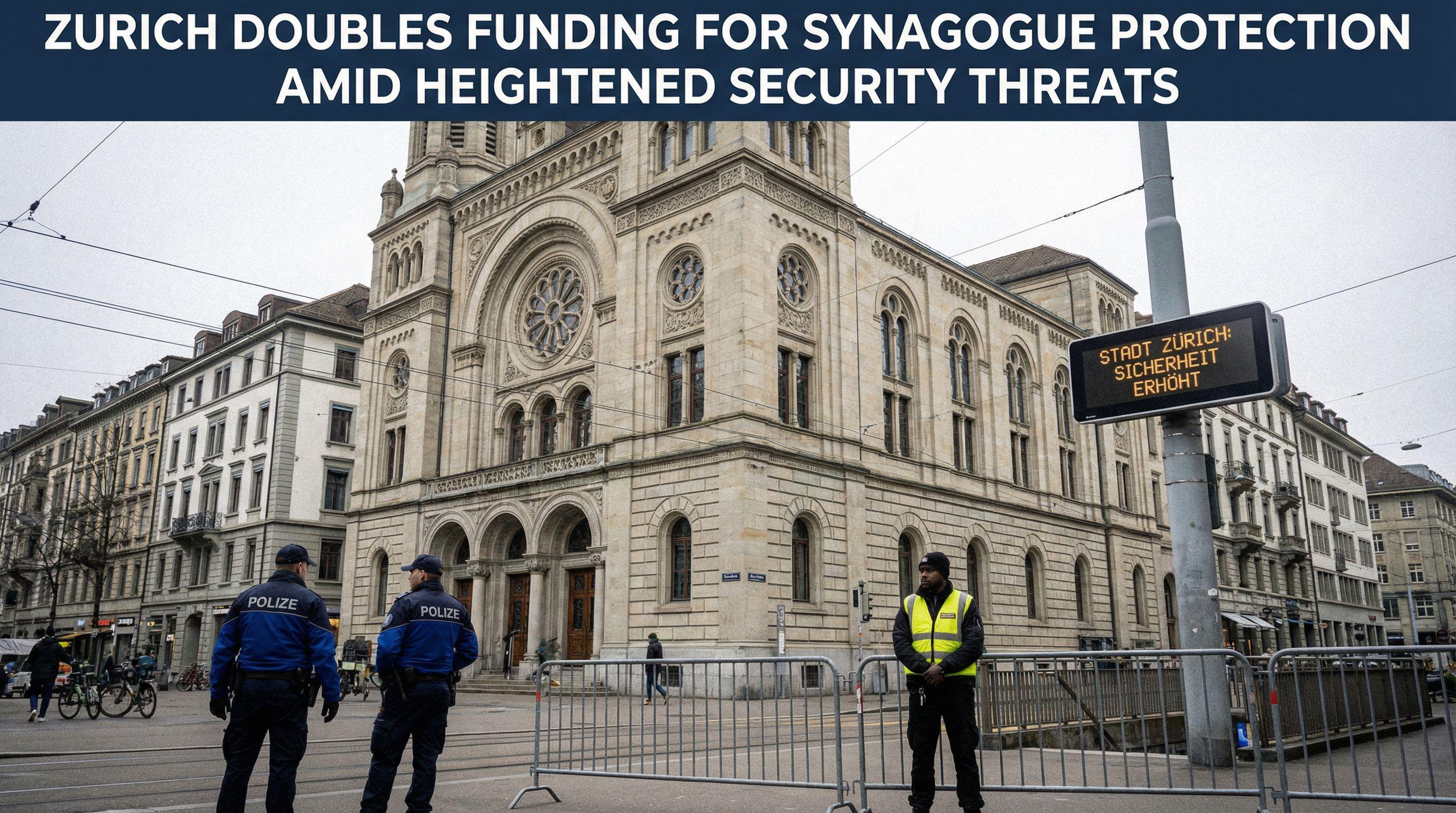Zurich Doubles Funding for Synagogue Protection Amid Heightened Security Threats