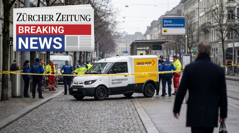 Pensioner Dies in Zurich After Being Hit by Driverless Delivery Van