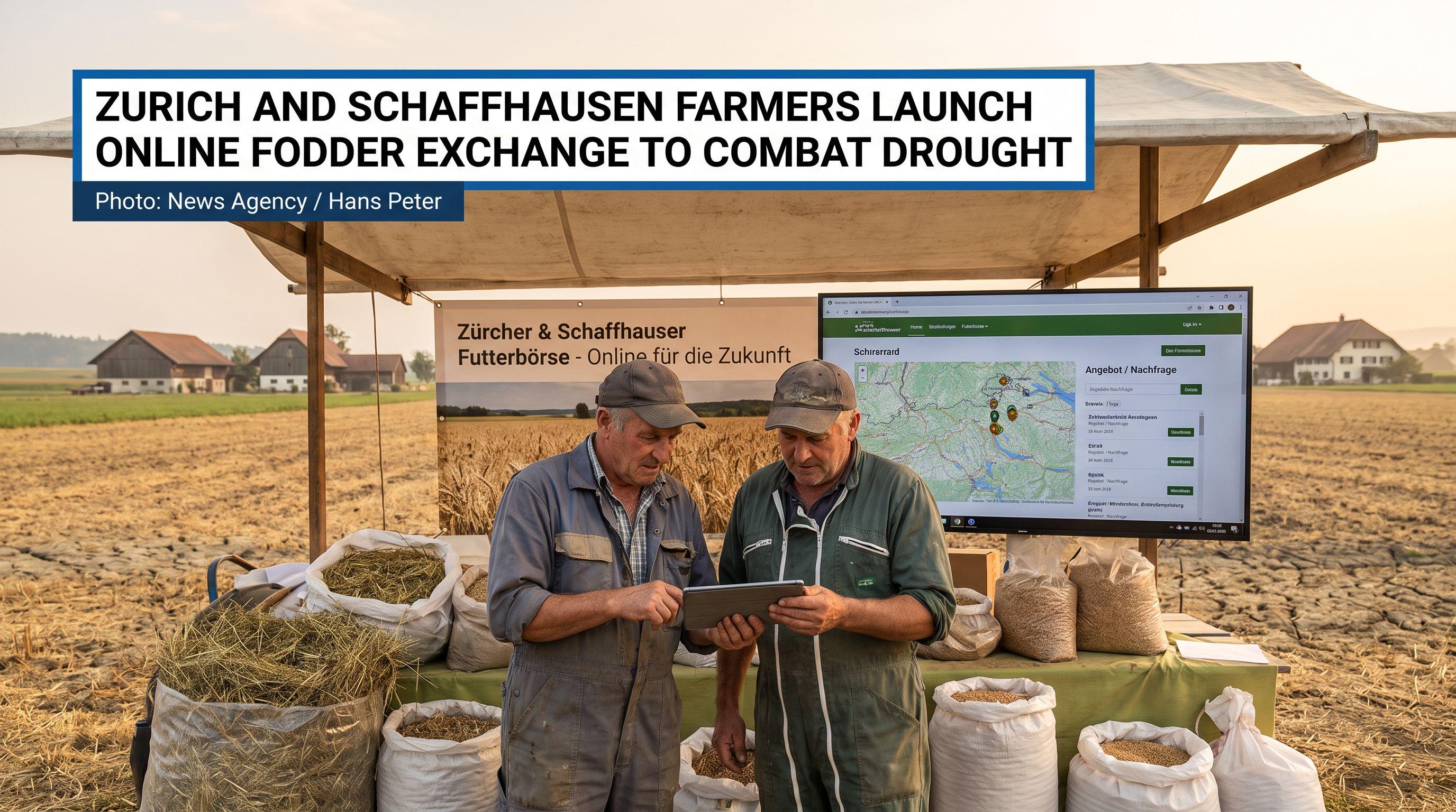 Zurich and Schaffhausen Farmers Launch Online Fodder Exchange to Combat Drought
