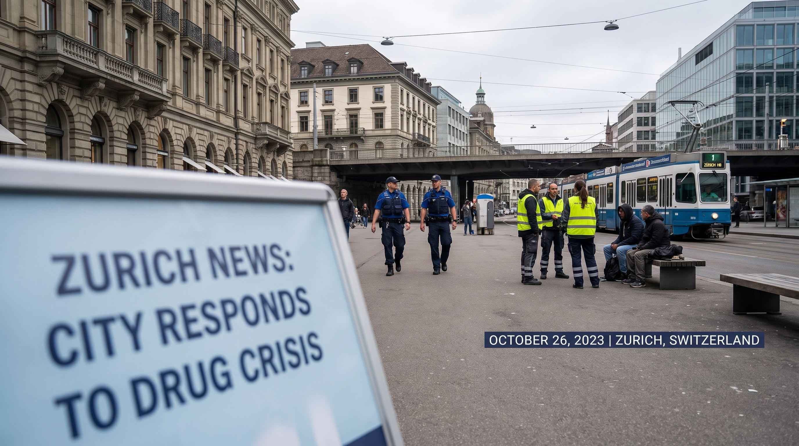 Zurich Responds to Alarming Rise in Open Drug Use in City Center