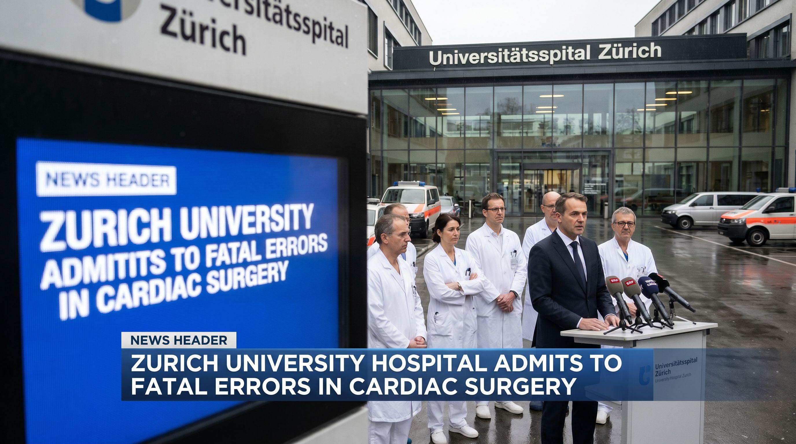 Zurich University Hospital Admits to Fatal Errors in Cardiac Surgery