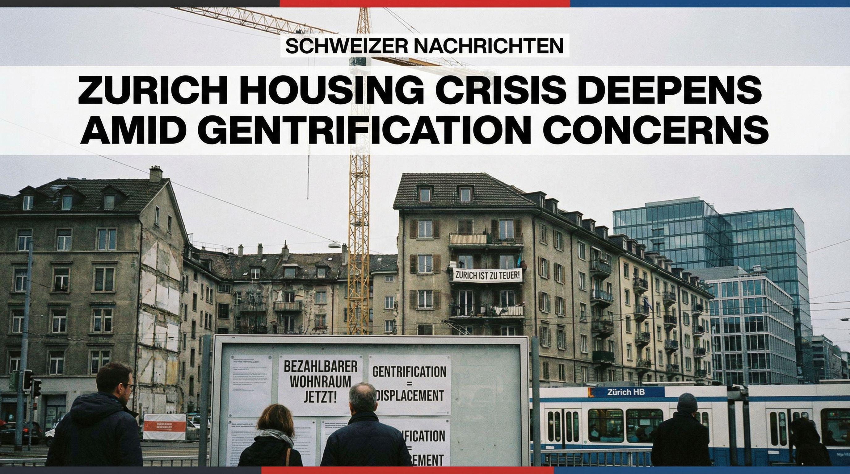 Zurich Housing Crisis Deepens Amid Gentrification Concerns