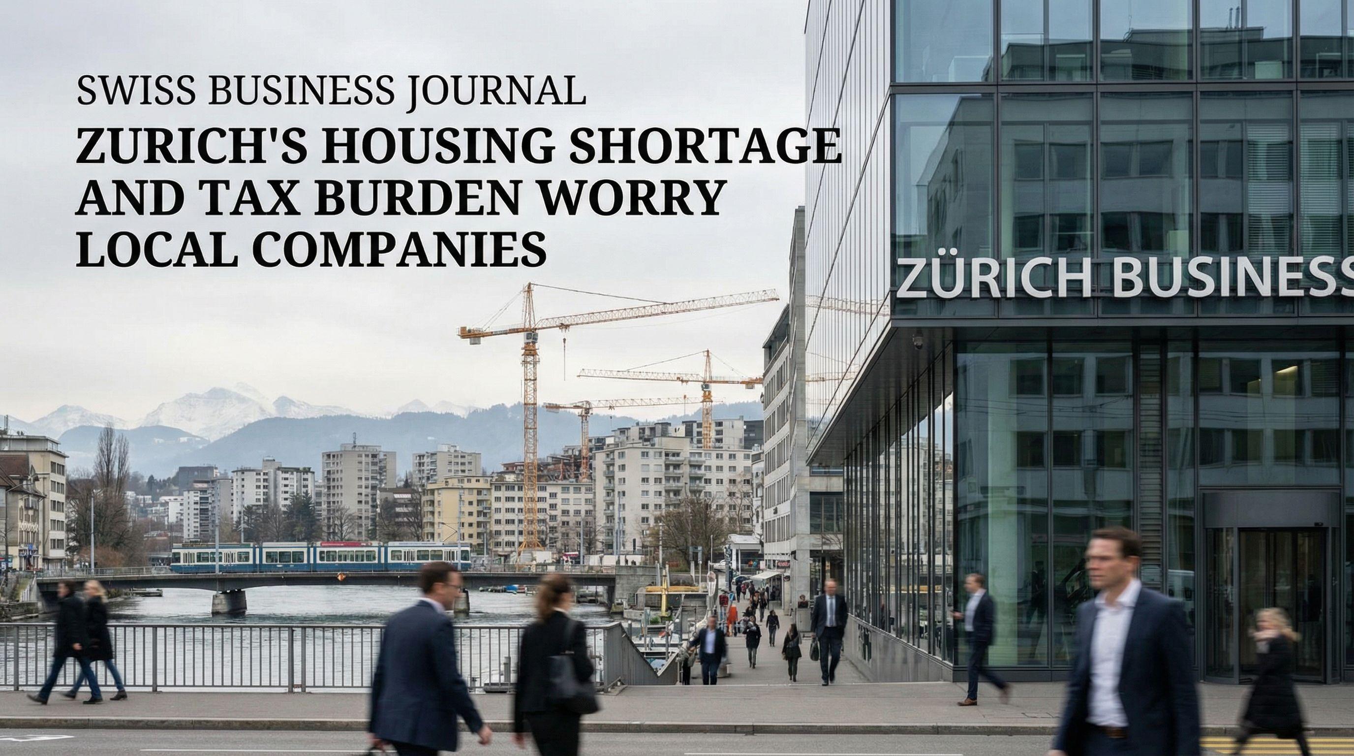 Zurich's Housing Shortage and Tax Burden Worry Local Companies