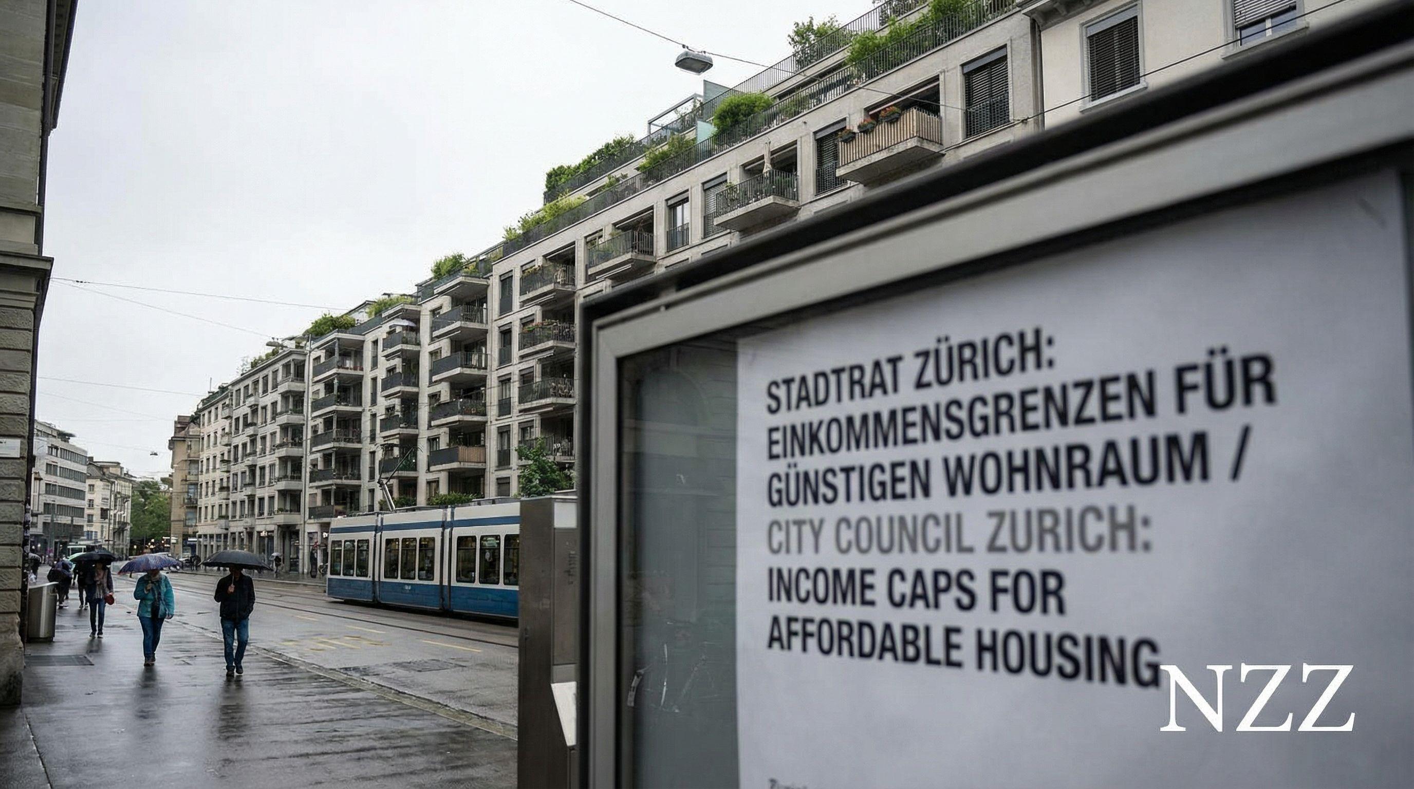 Zurich implements income caps for affordable housing