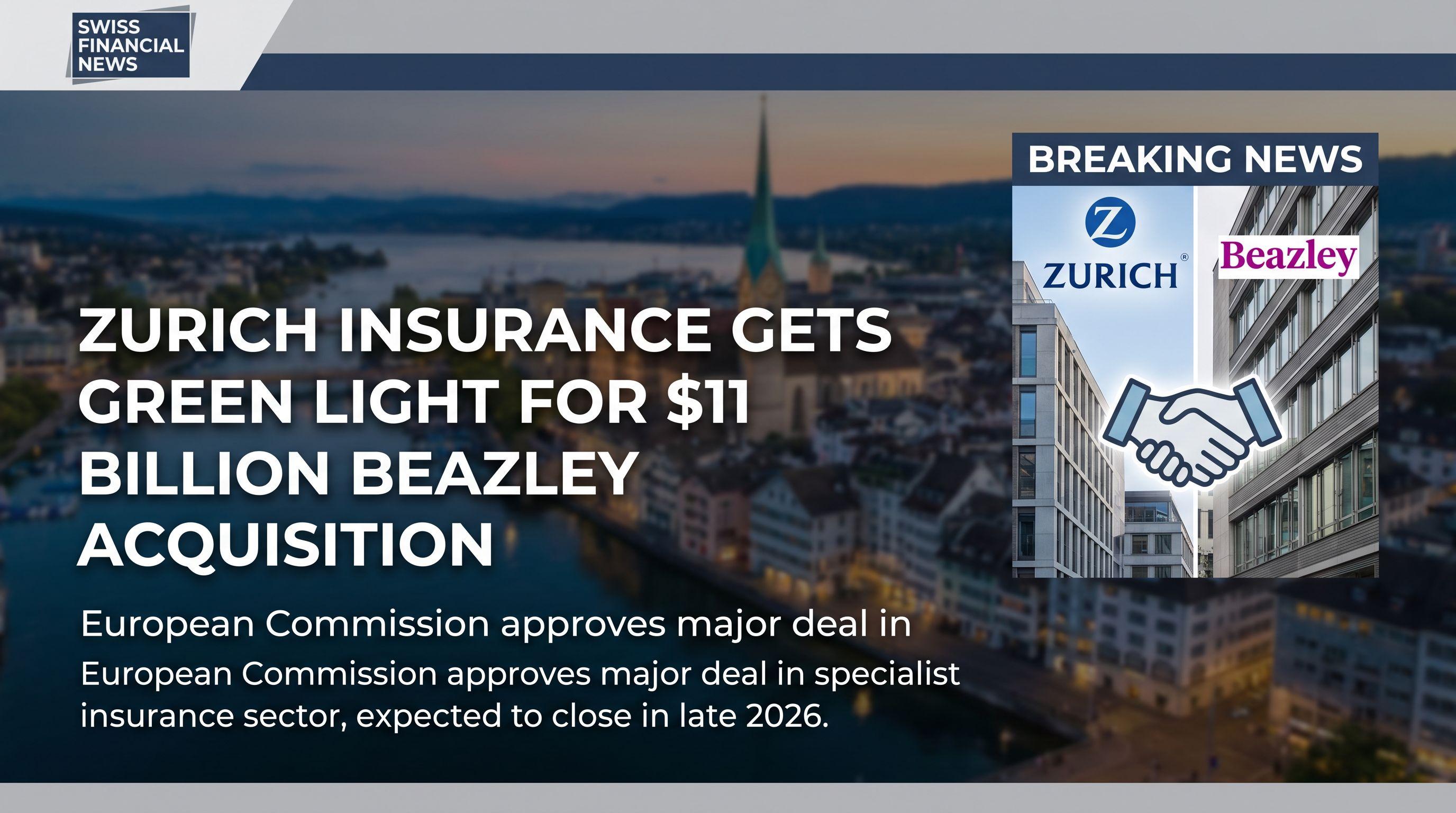 Zurich Insurance Gets Green Light for $11 Billion Beazley Acquisition