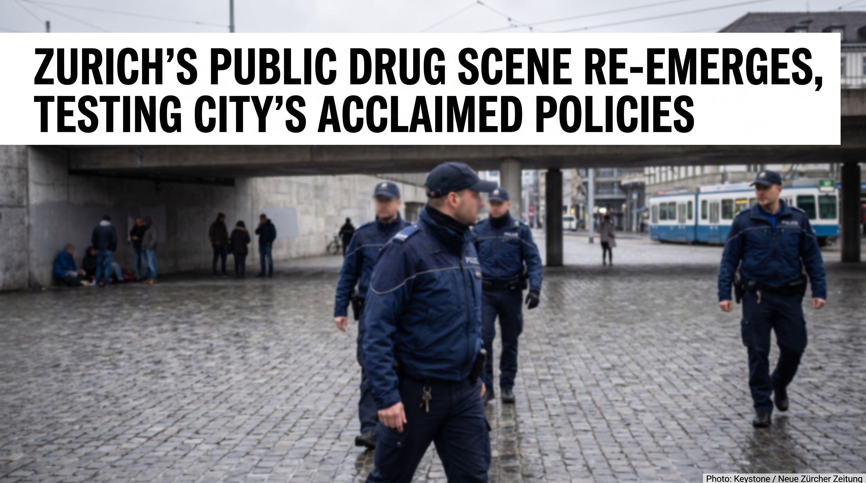 Zurich's Public Drug Scene Re-emerges, Testing City's Acclaimed Policies
