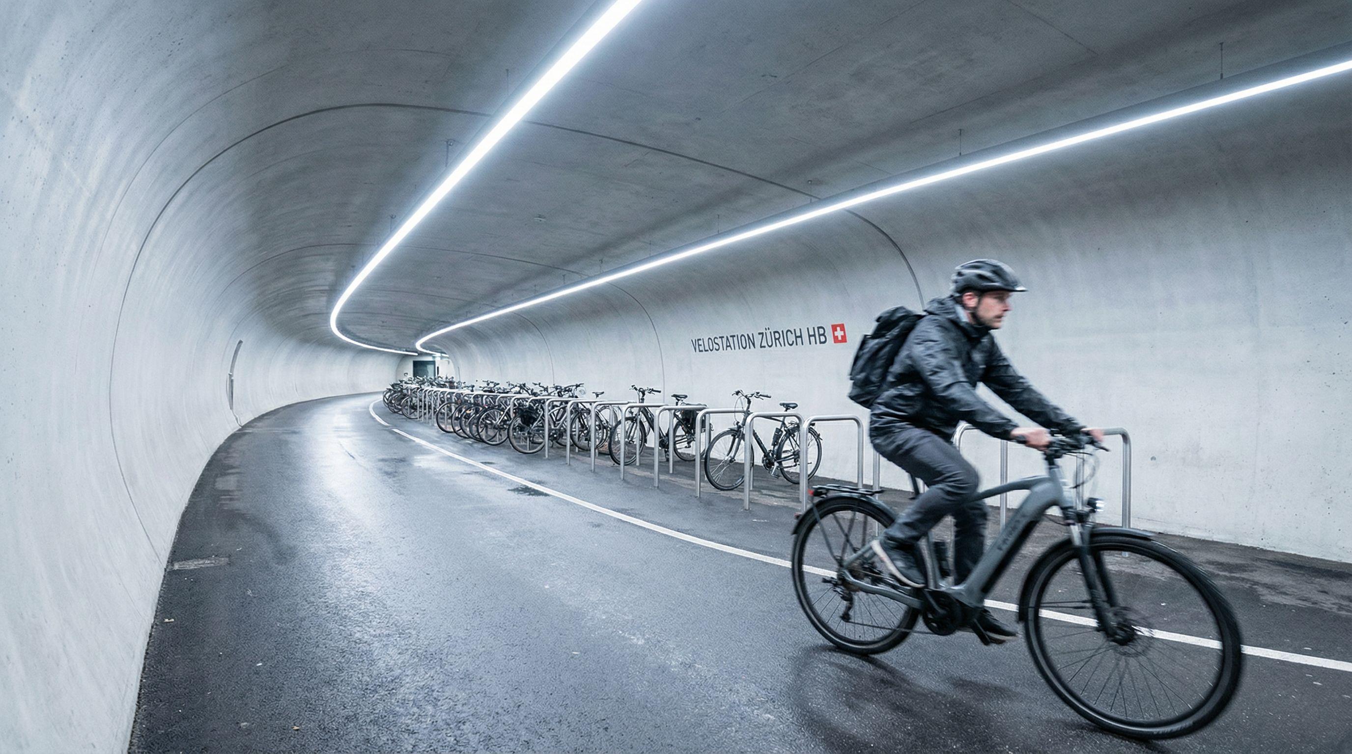 Zurich Opens Revolutionary Bicycle Tunnel