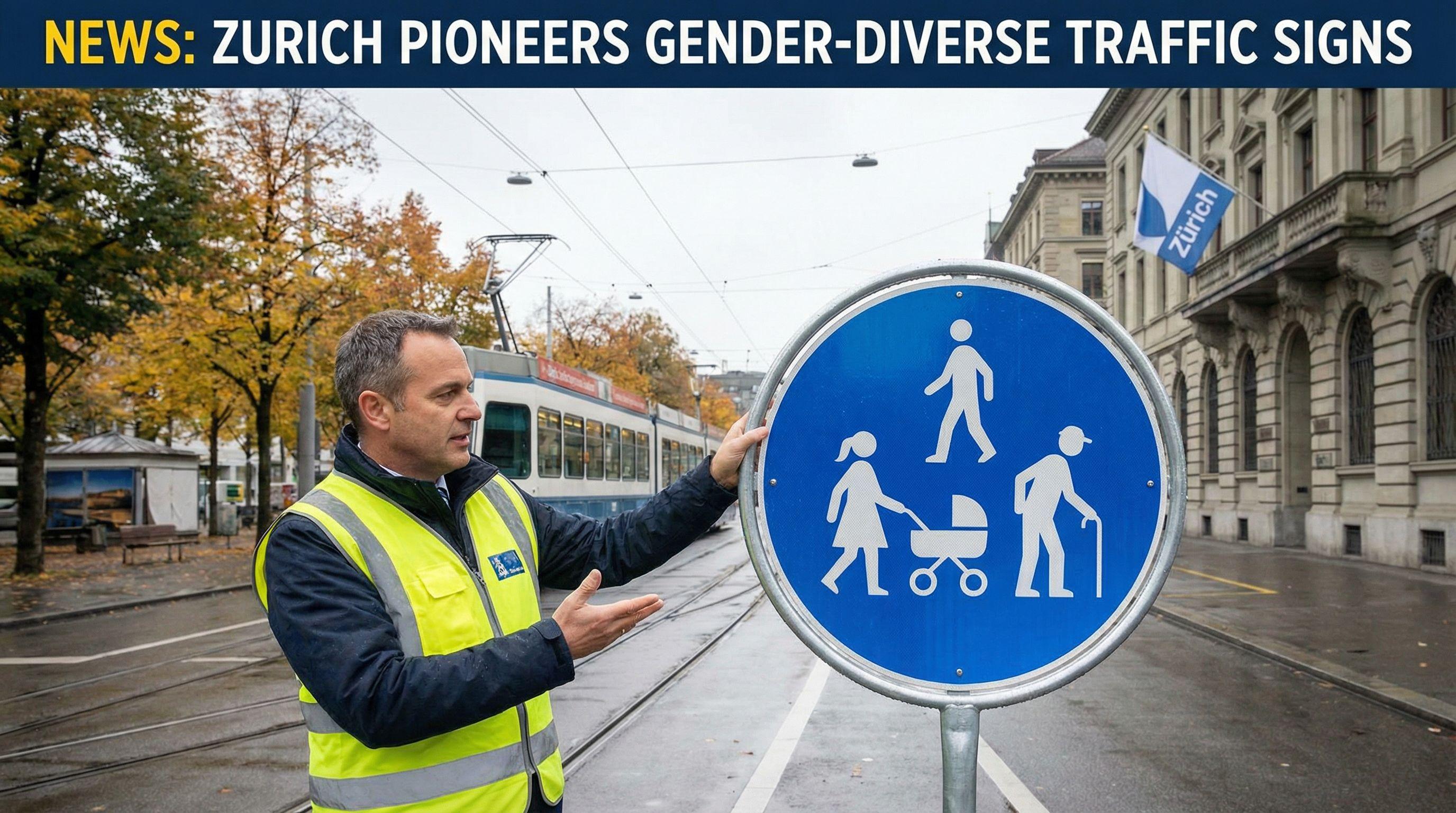 Zurich Pioneers Gender-Diverse Traffic Signs Initiative