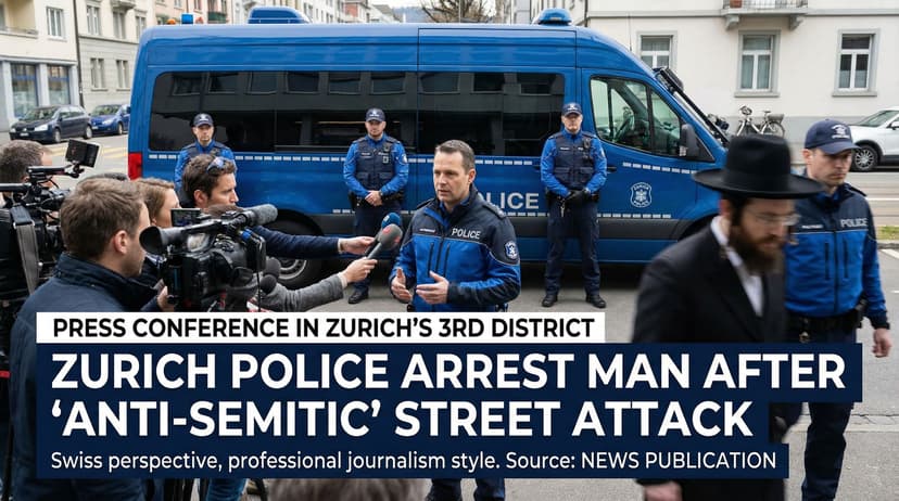 Zurich Police Arrest Man After 'Anti-Semitic' Street Attack