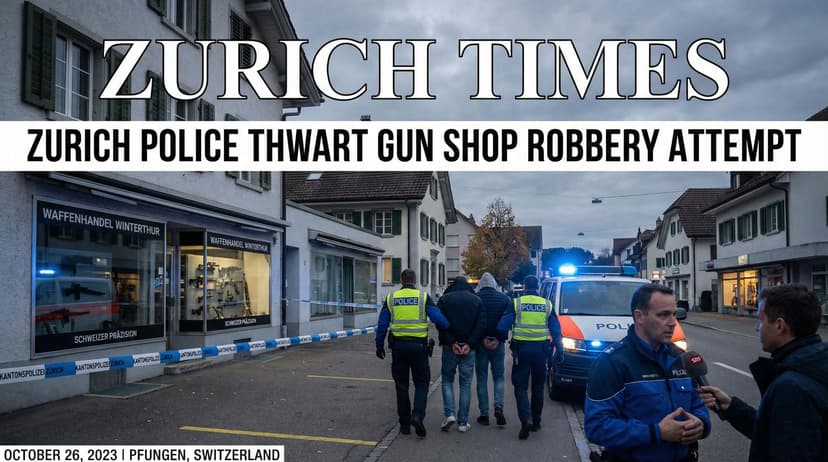 Zurich Police Thwart Gun Shop Robbery Attempt