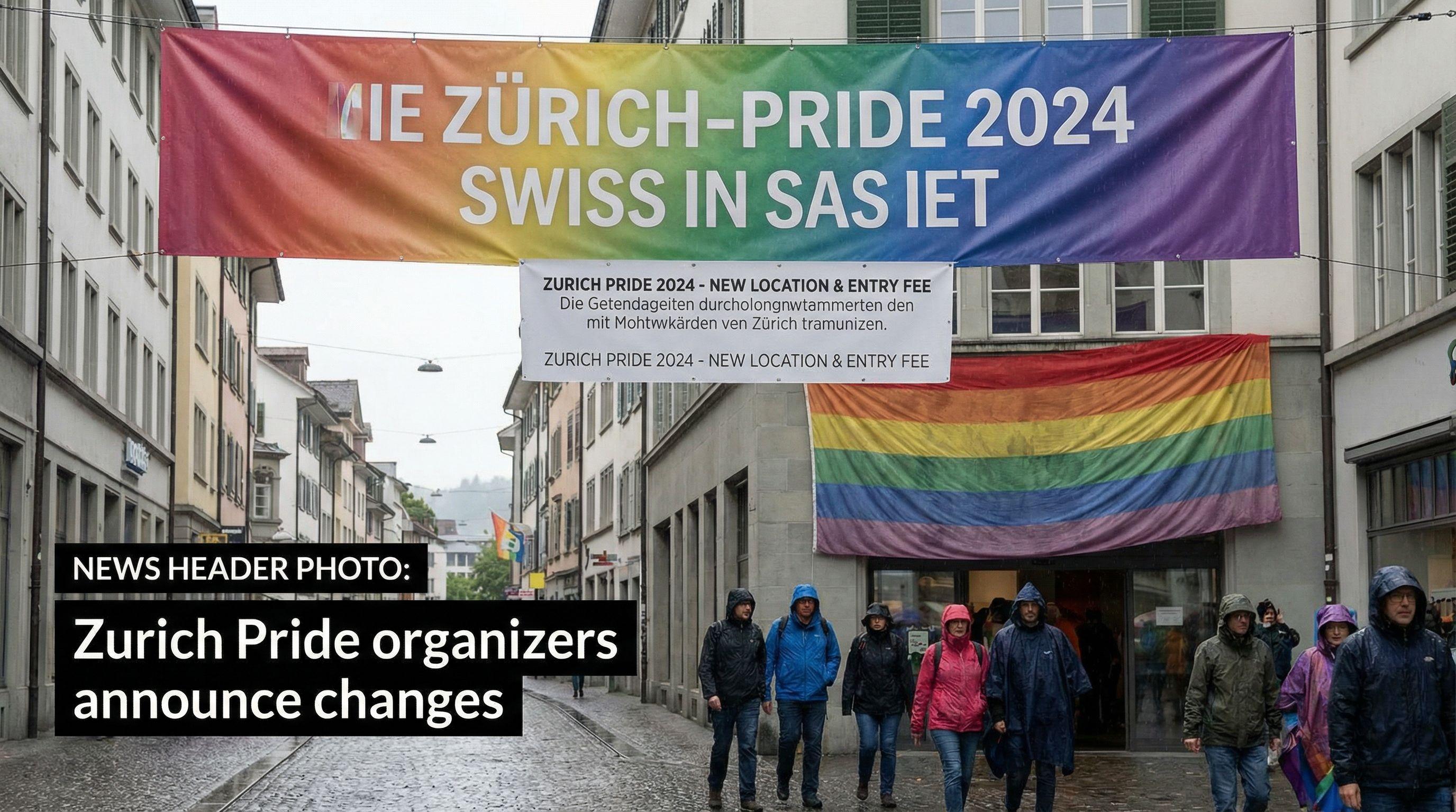 Zurich Pride to Downsize and Introduce Admission Fee After Sponsor Pullout