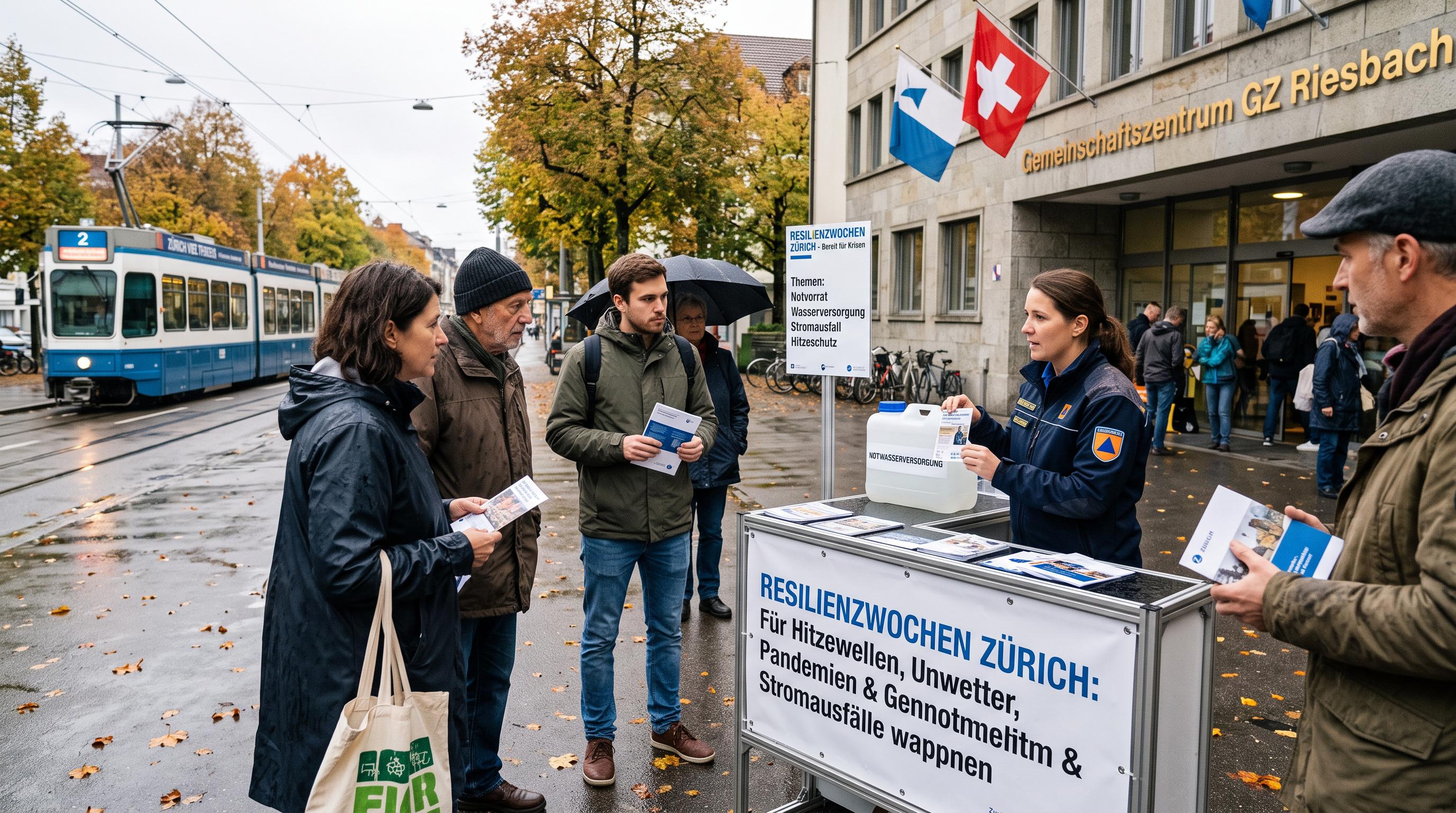 Zurich launches public Resilience Weeks to prepare residents for crises
