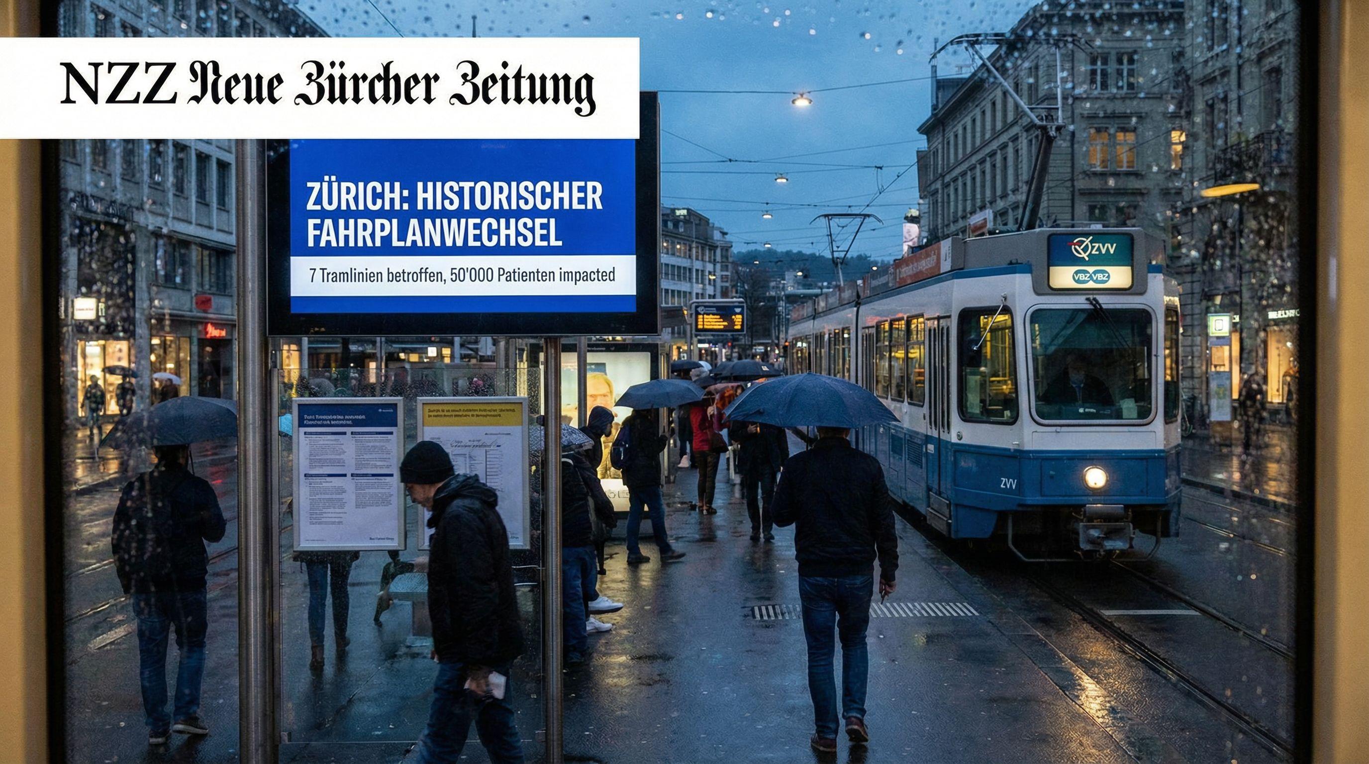 Zurich revolutionizes public transport with 'historic' timetable overhaul