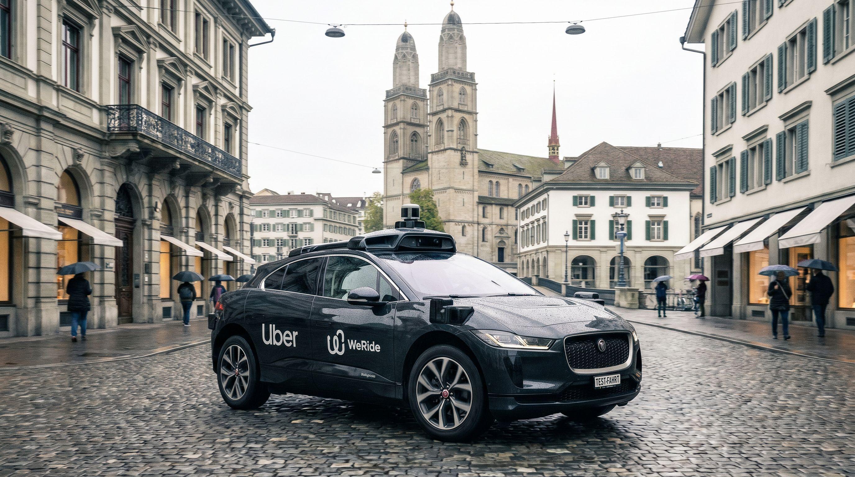 Self-Driving Taxis to Launch in Zurich This Year, Uber and WeRide Announce