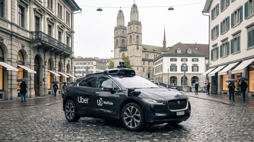 Self-Driving Taxis to Launch in Zurich This Year, Uber and WeRide Announce