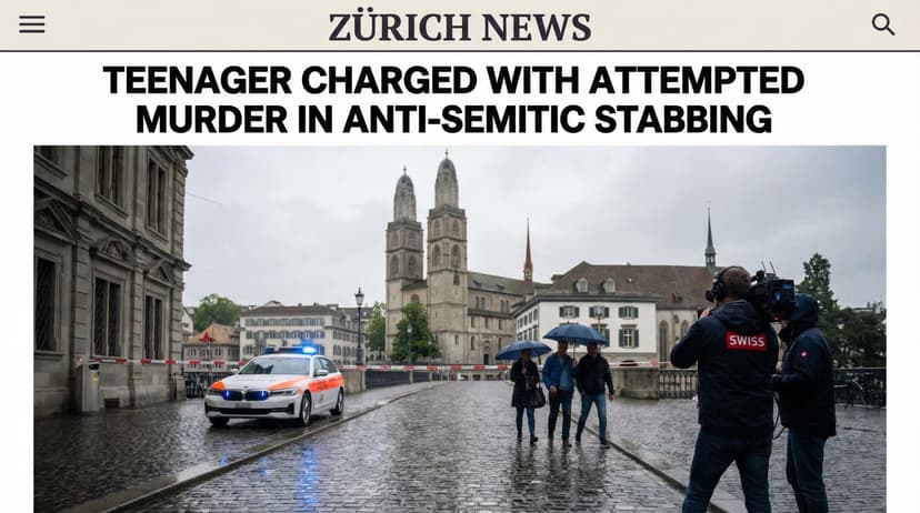 Zurich Teenager Charged with Attempted Murder in Anti-Semitic Stabbing