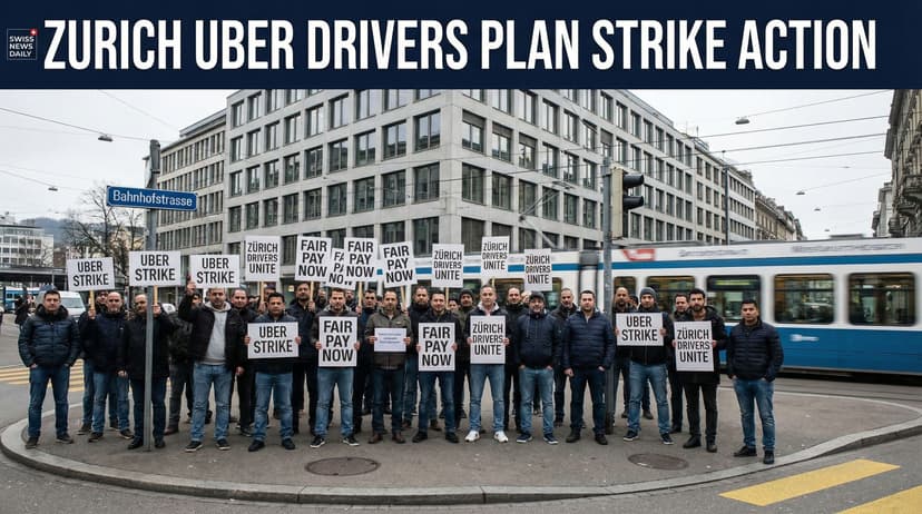 Zurich Uber Drivers Plan Strike Action