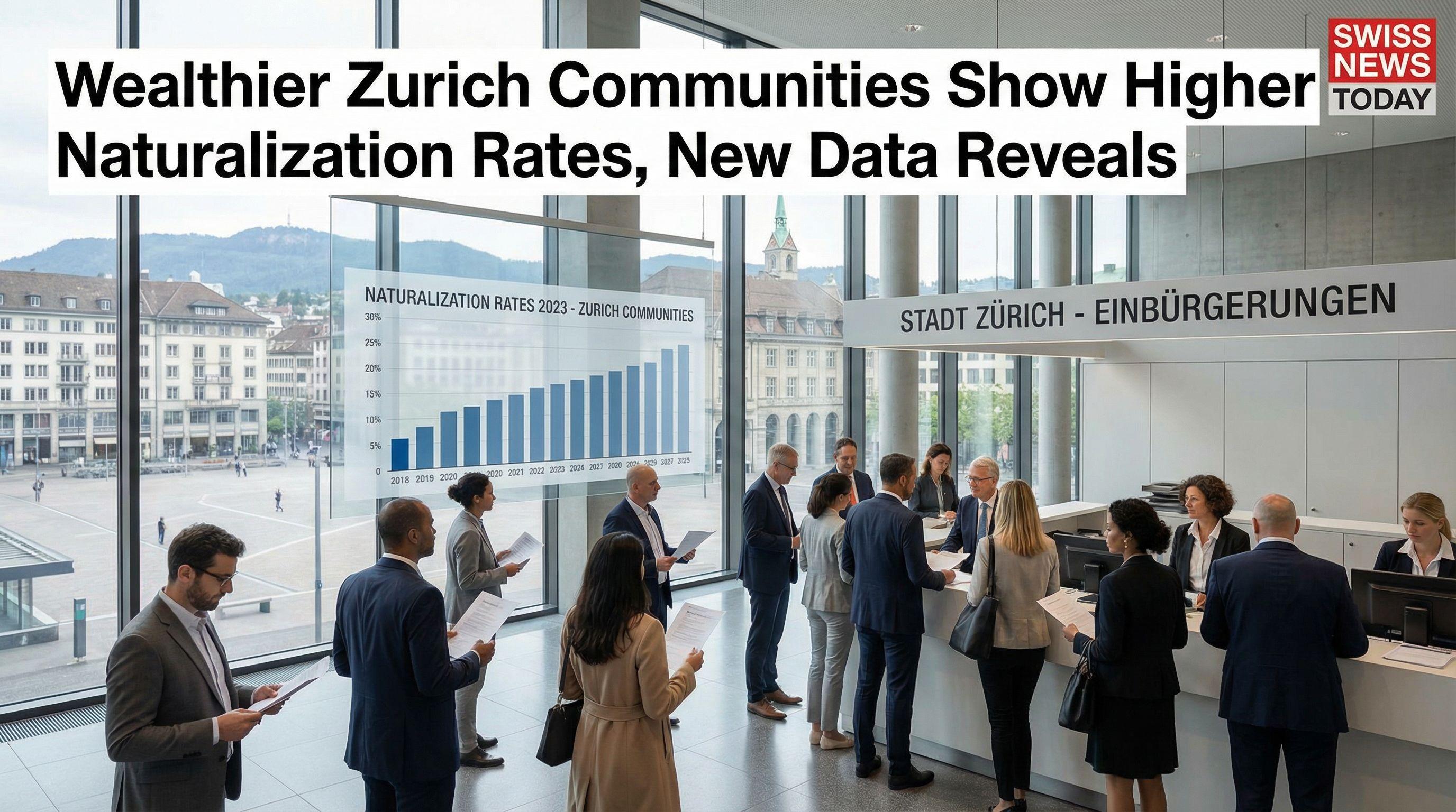 Wealthier Zurich Communities Show Higher Naturalization Rates, New Data Reveals