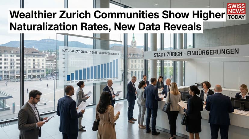 Wealthier Zurich Communities Show Higher Naturalization Rates, New Data Reveals