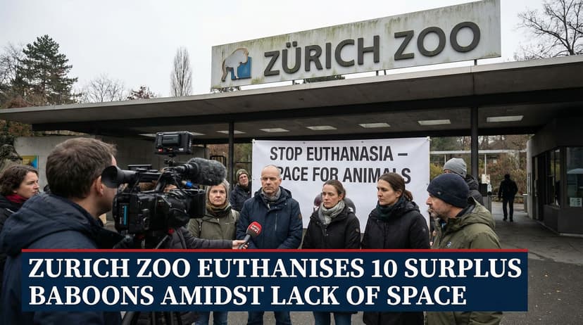 Zurich Zoo Euthanises 10 Surplus Baboons Amidst Lack of Space